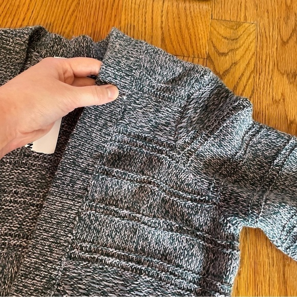 NEW NWT SONOMA Allover Stitch Cardigan Teal Lilac Lavender Pink Open Sweater XS - Picture 14 of 14